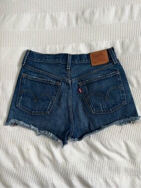 LEVIS 501 blue jean shorts